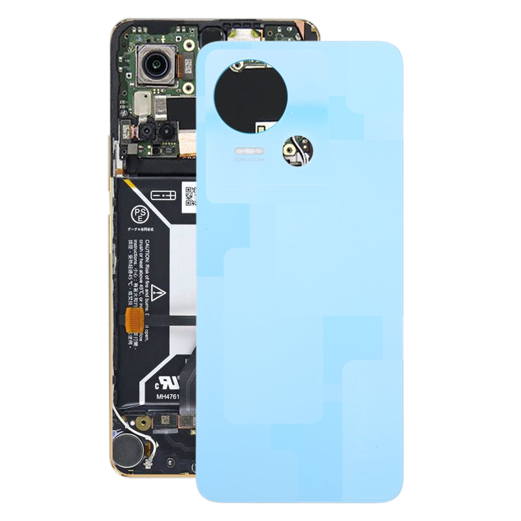 For Tecno Spark 10 5G Original Battery Back Cover(Blue)