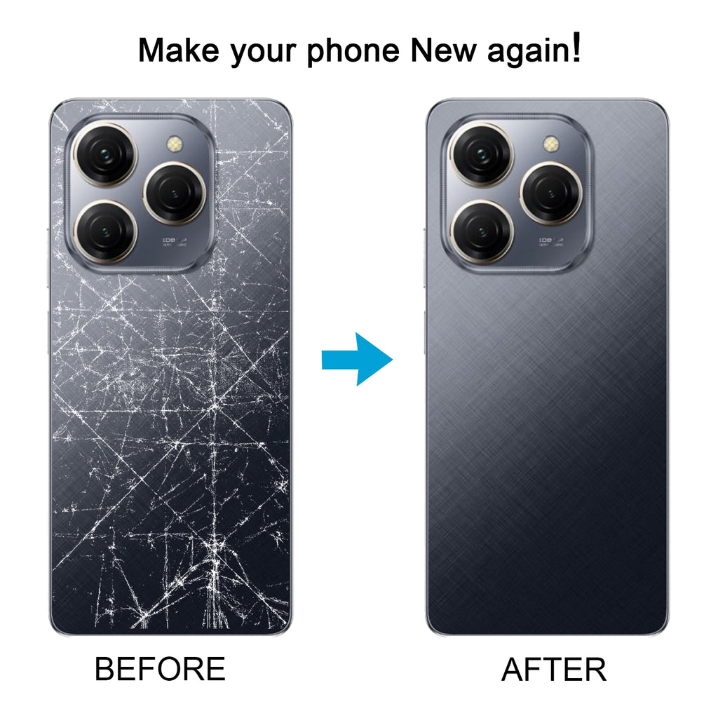 For Tecno Spark 20 Pro Original Battery Back Cover (Gold)