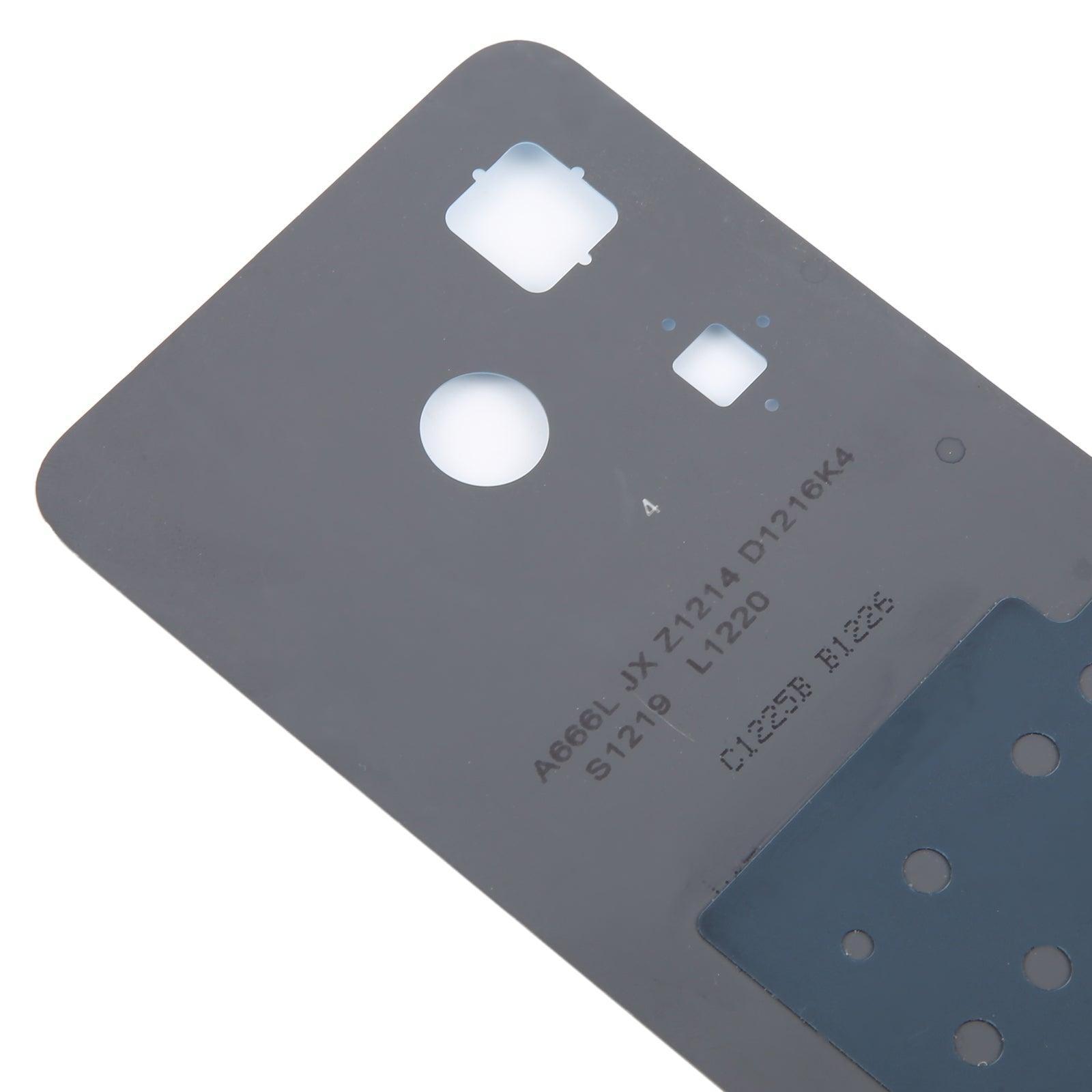 For itel P55 A666L Original Battery Back Cover(Blue)