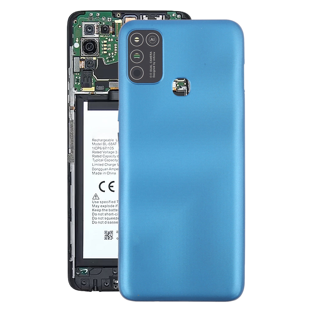 For Infinix Smart 5 India X688C Original Battery Back Cover(Blue)