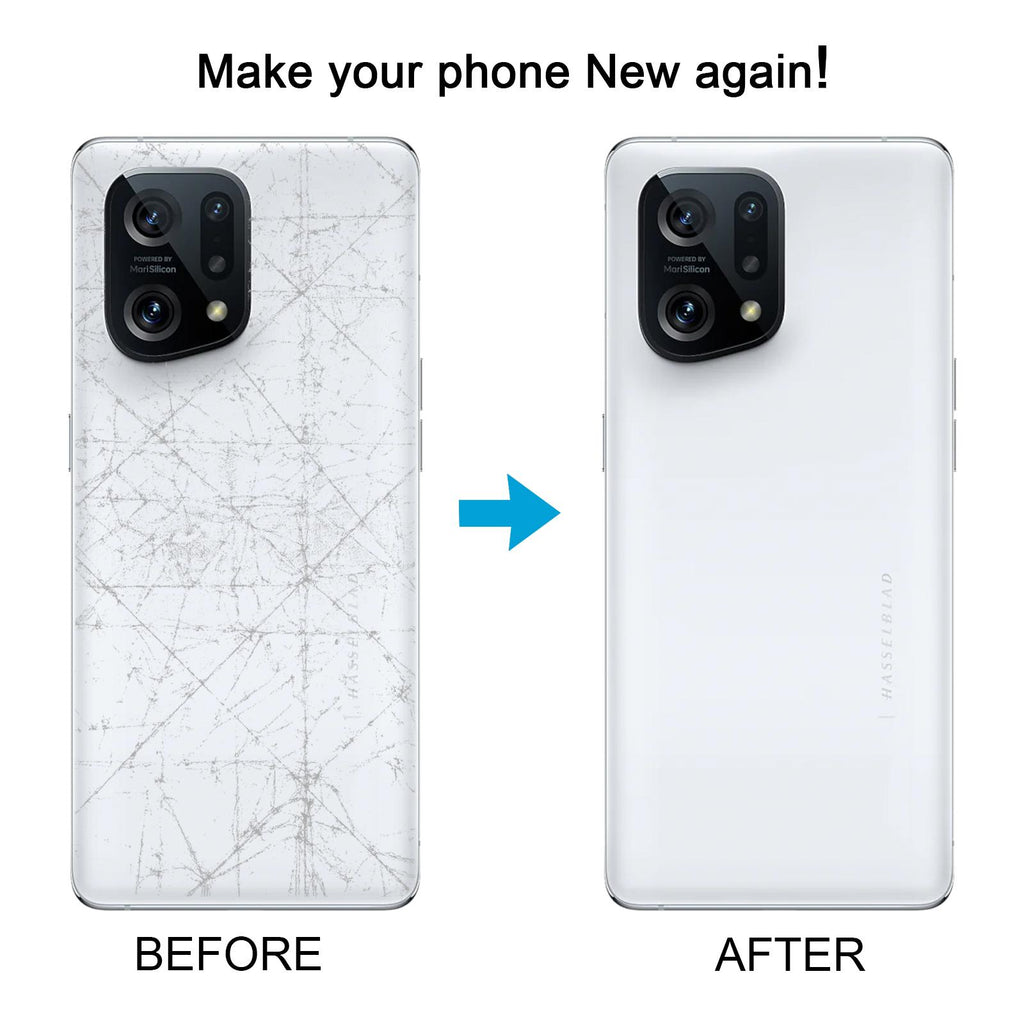 For OPPO Find X5 OEM Battery Back Cover(White)