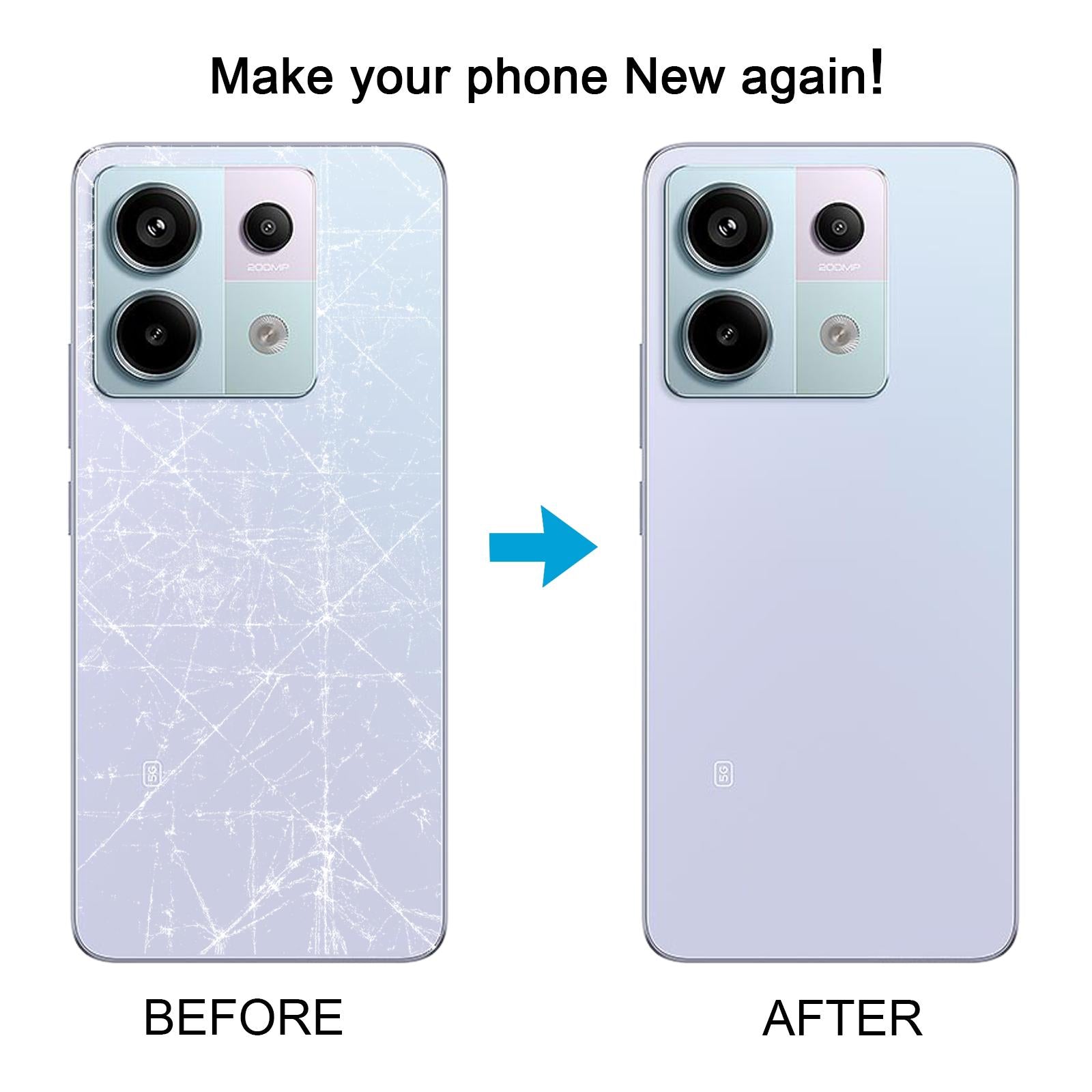 For Xiaomi Redmi Note 13 Pro 5G OEM Battery Back Cover(White)