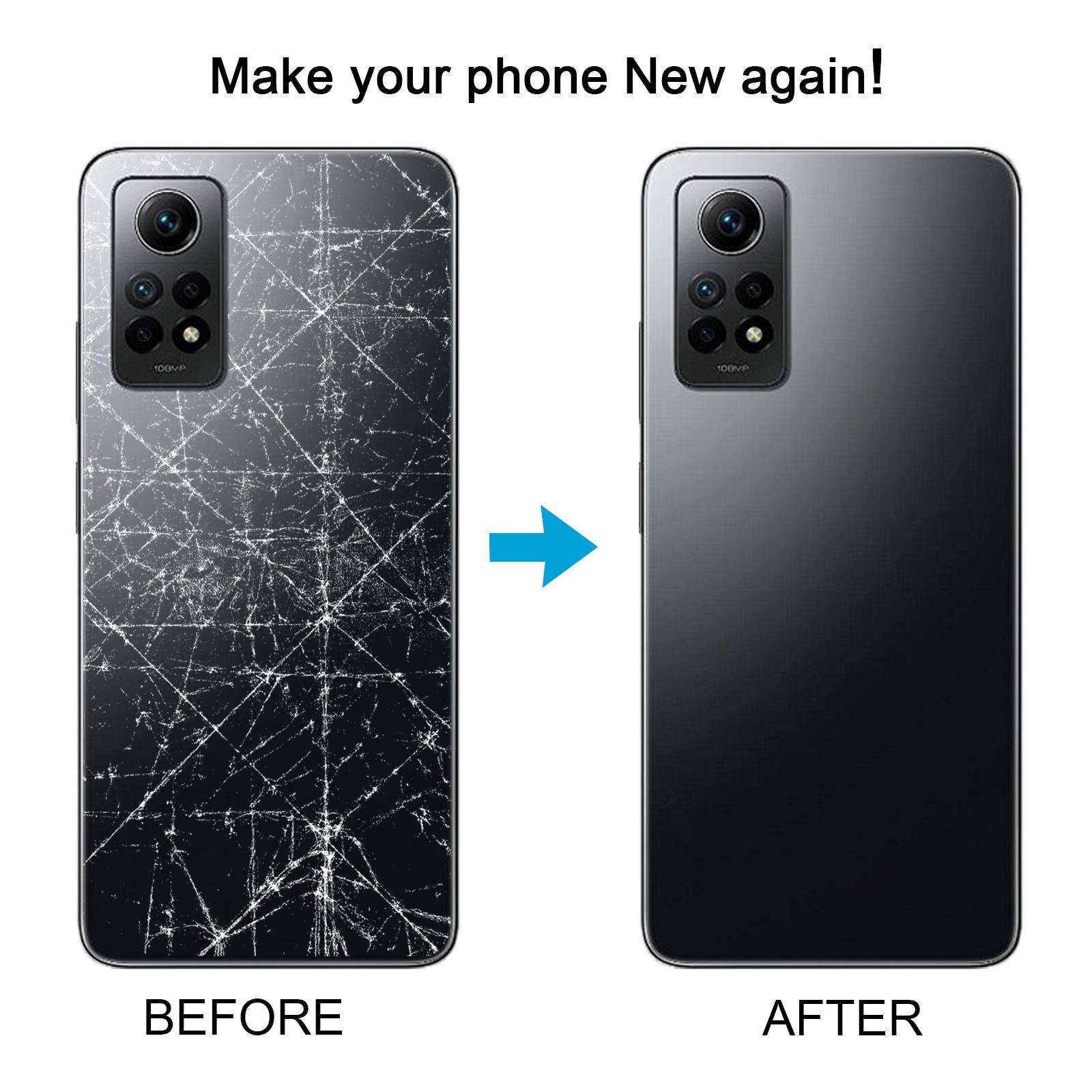 For Xiaomi Redmi Note 12 Pro 4G OEM Battery Back Cover(Black)