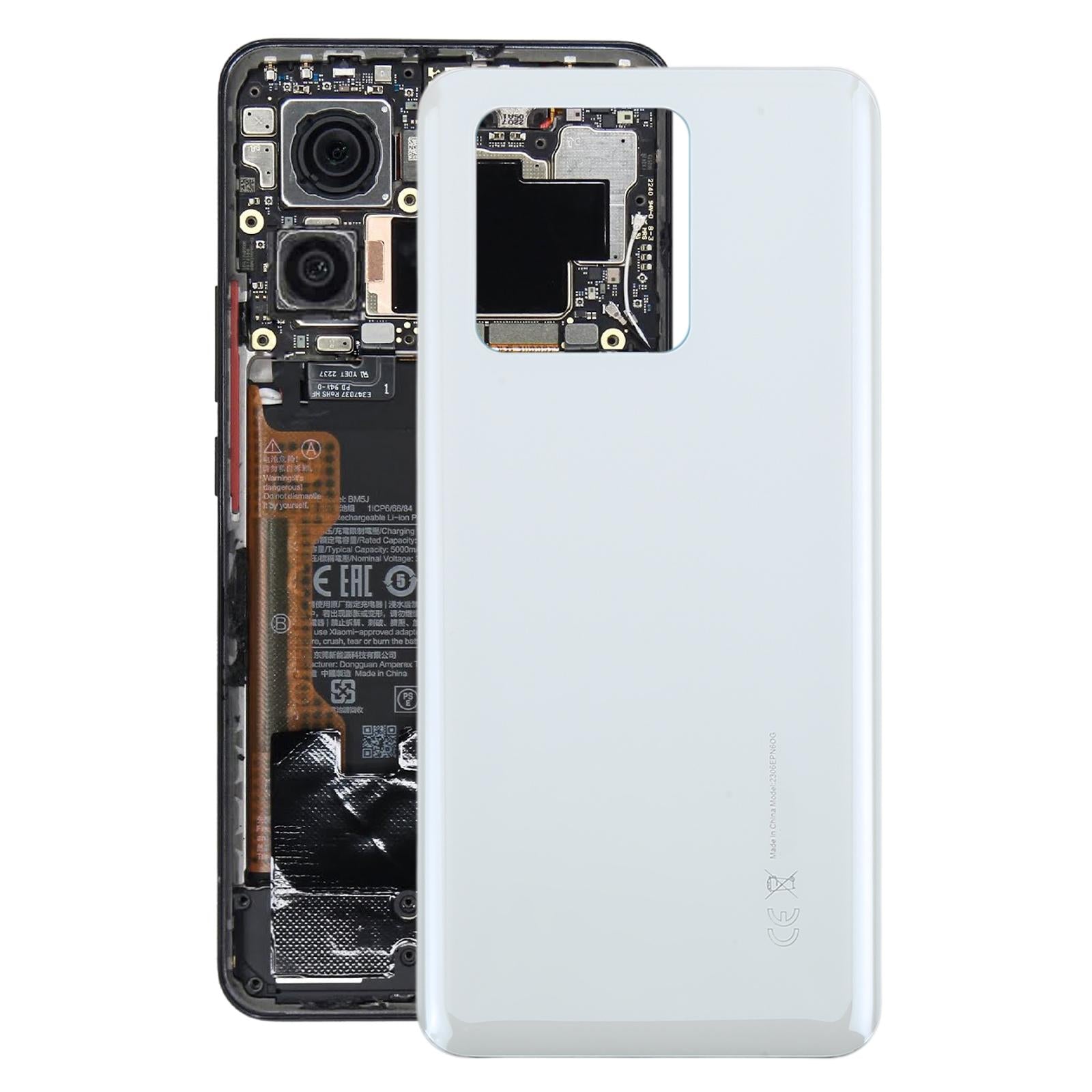For Xiaomi 13T OEM Battery Back Cover(White)