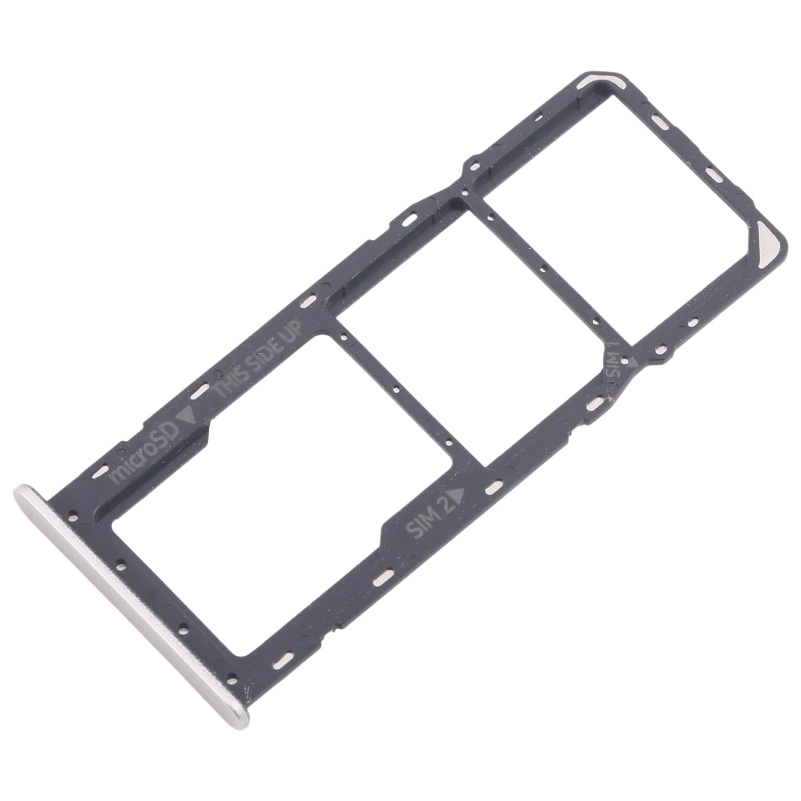 For Nokia C22 Original SIM Card Tray + SIM Card Tray + Micro SD Card Tray (Gold)