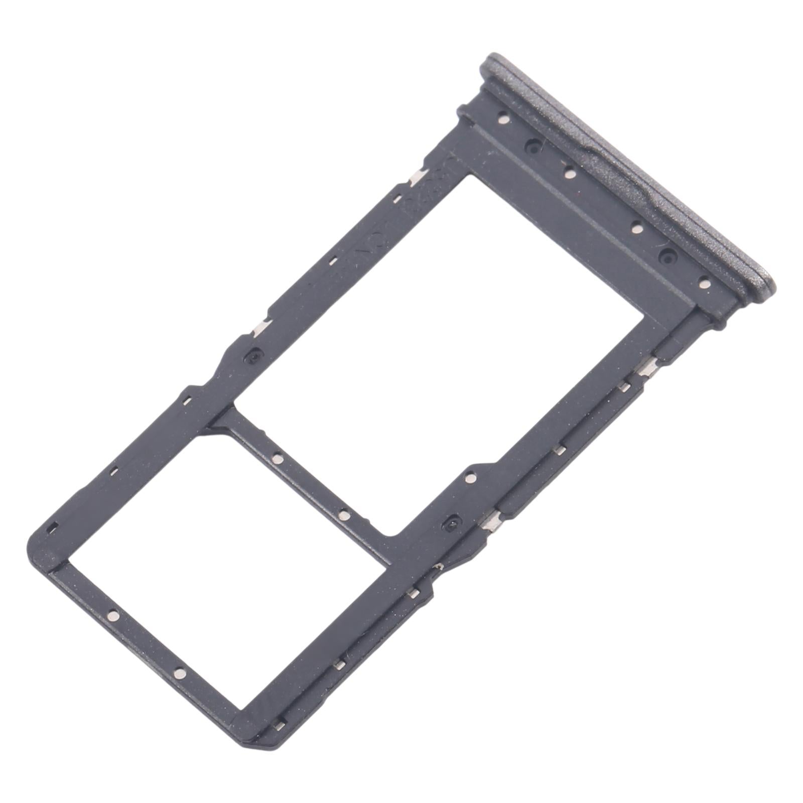 For Nokia C110 Original SIM Card Tray + Micro SD Card Tray (Black)
