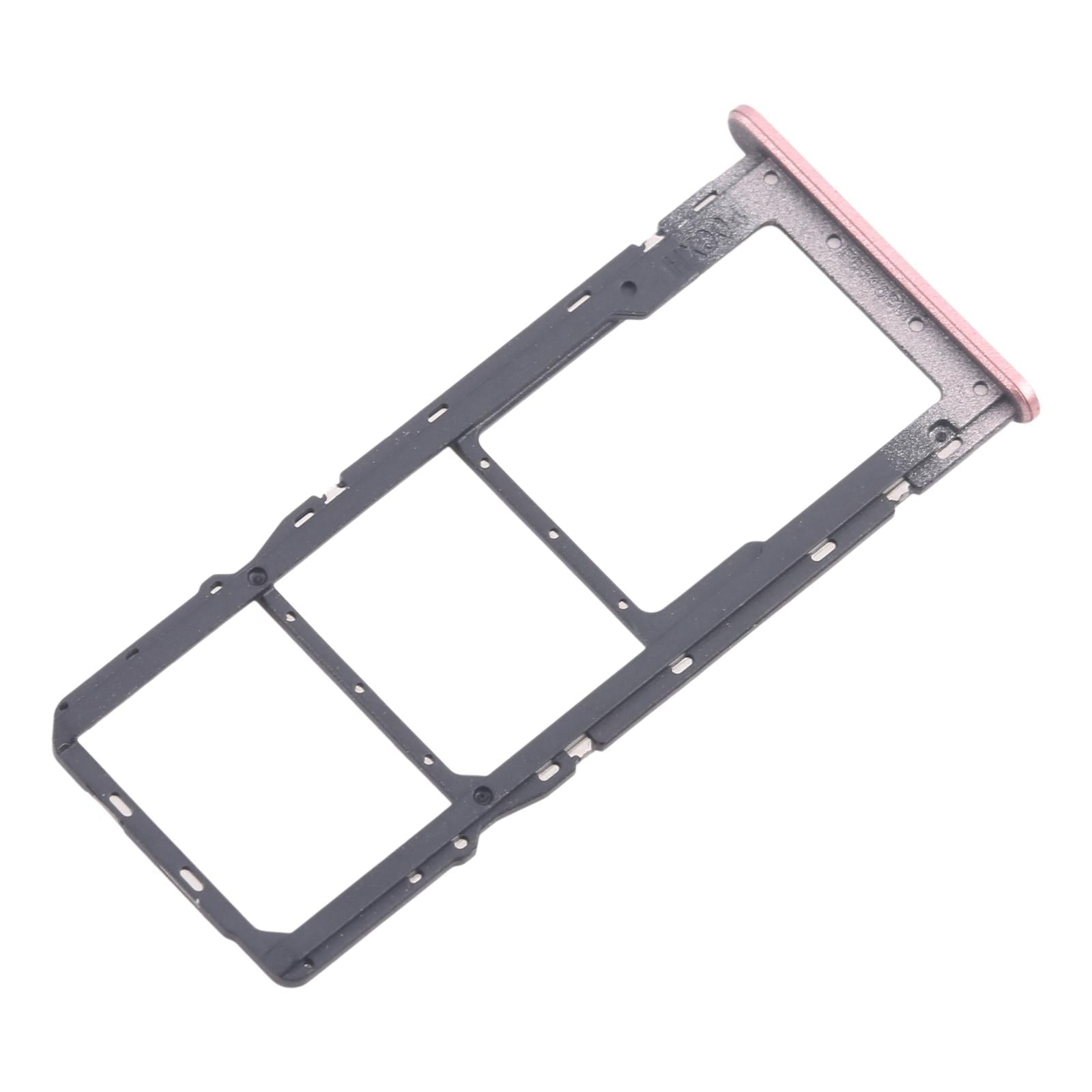 For Nokia C32 Original SIM Card Tray + SIM Card Tray + Micro SD Card Tray (Pink)