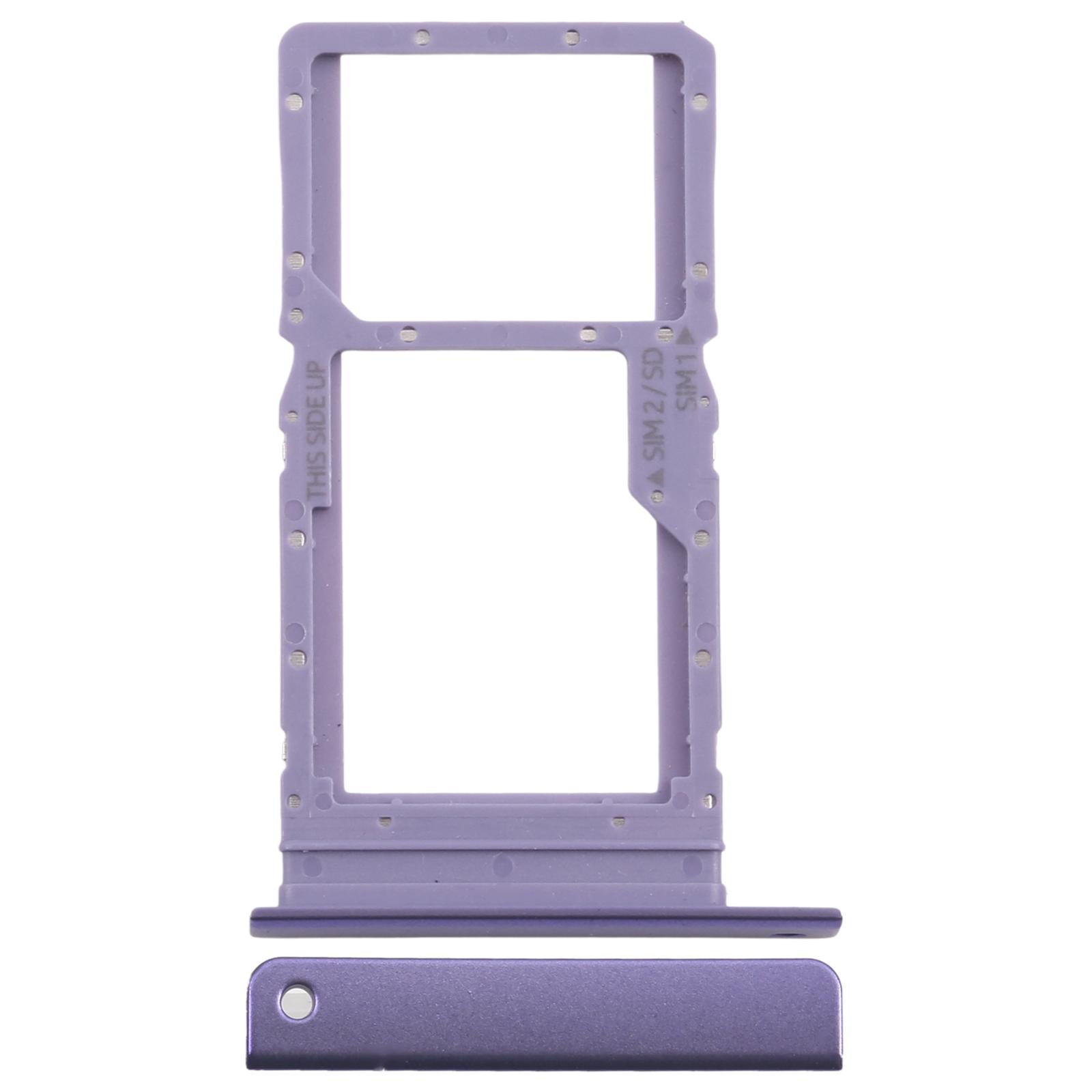 For Nokia G42 Original SIM Card Tray + SIM Card Tray / Micro SD Card Tray (Purple)
