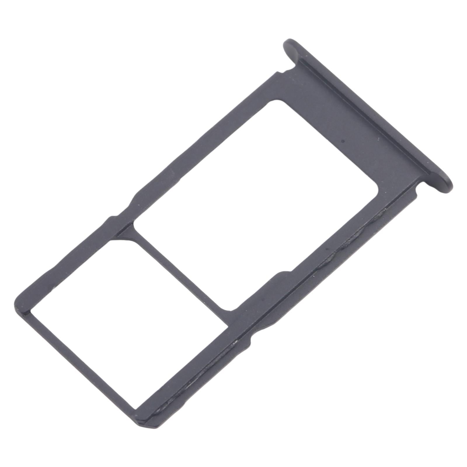 For Nokia G50 Original SIM Card Tray + SIM Card Tray / Micro SD Card Tray (Black)
