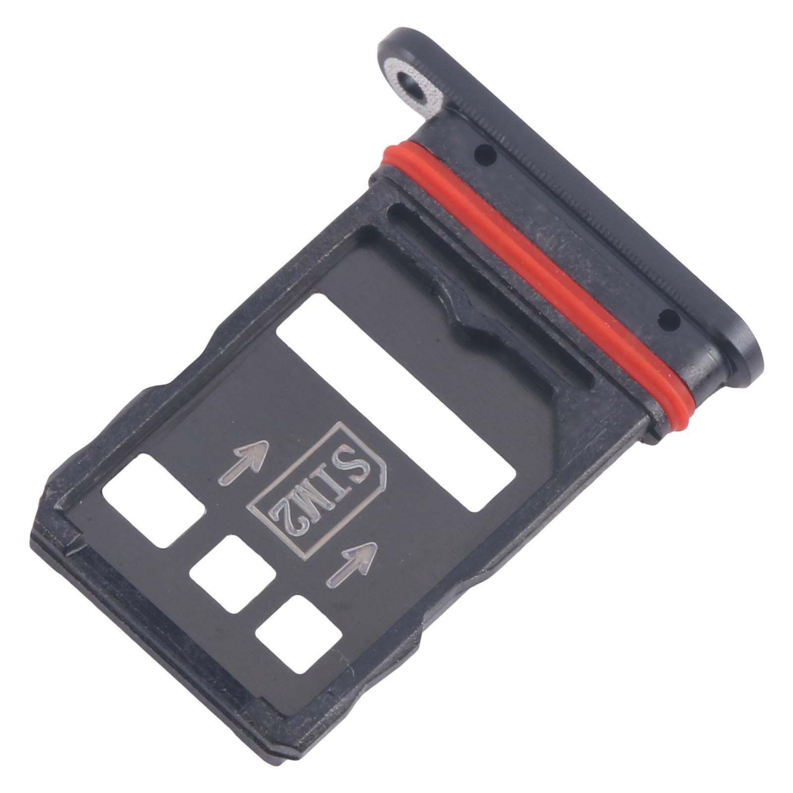 For ZTE nubia RedMagic 6 NX669J SIM Card Tray + SIM Card Tray (Black)