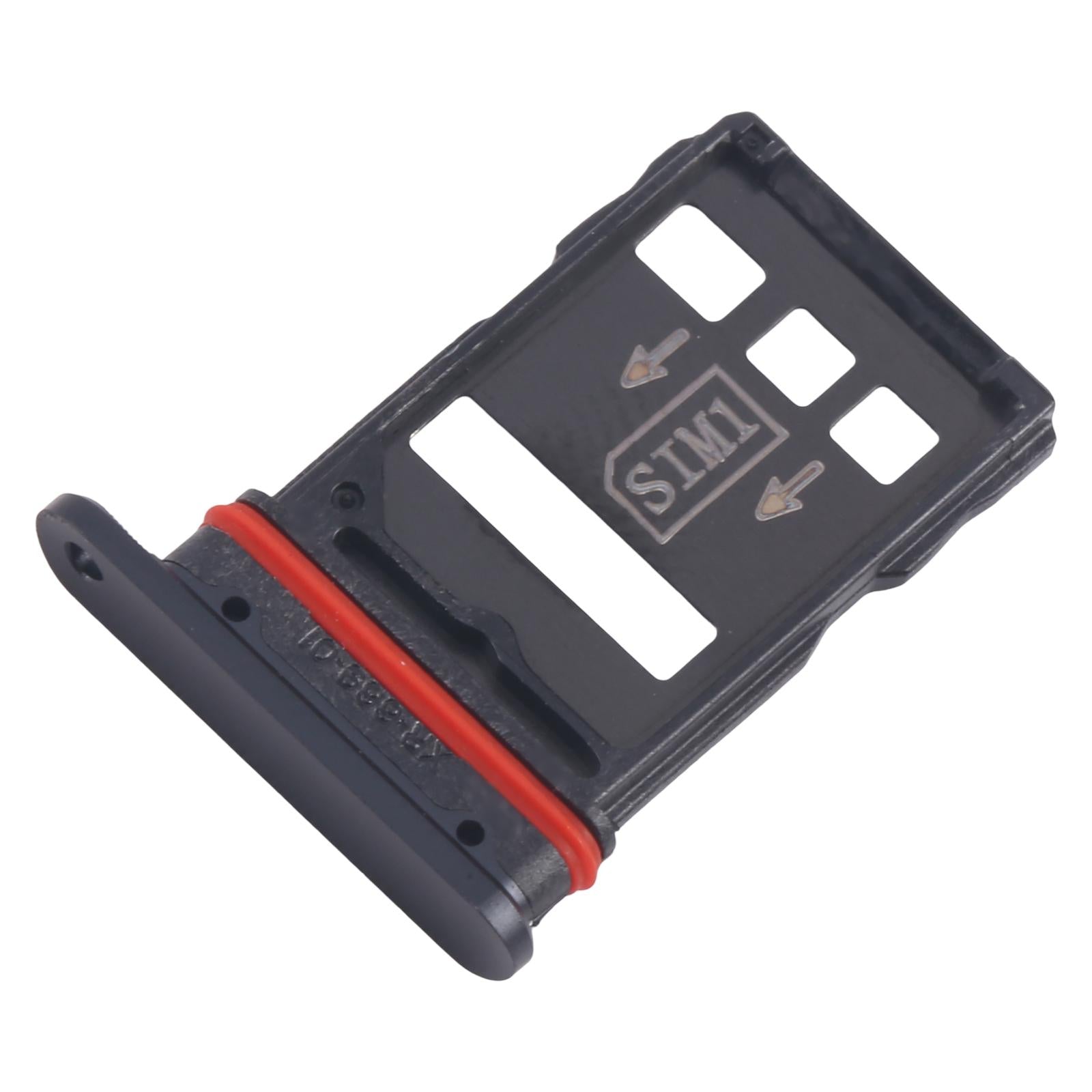 For ZTE nubia RedMagic 6 Pro NX669J-P SIM Card Tray + SIM Card Tray (Black)