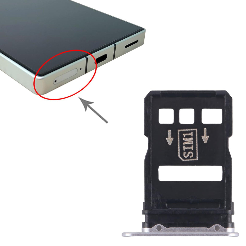 For ZTE nubia RedMagic 8 Pro NX729J SIM Card Tray + SIM Card Tray (Silver)