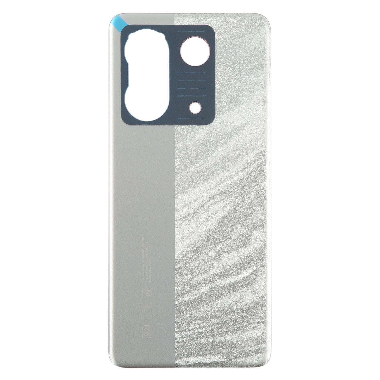For Xiaomi Poco M7 Pro 5G Original Battery Back Cover(Silver)