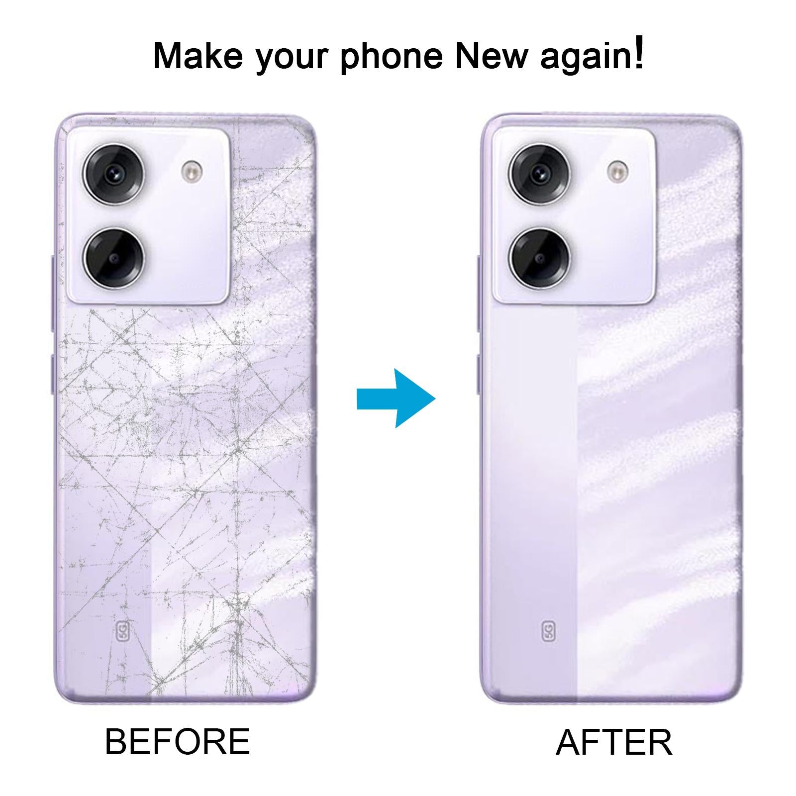 For Xiaomi Poco M7 Pro 5G Original Battery Back Cover(Silver)