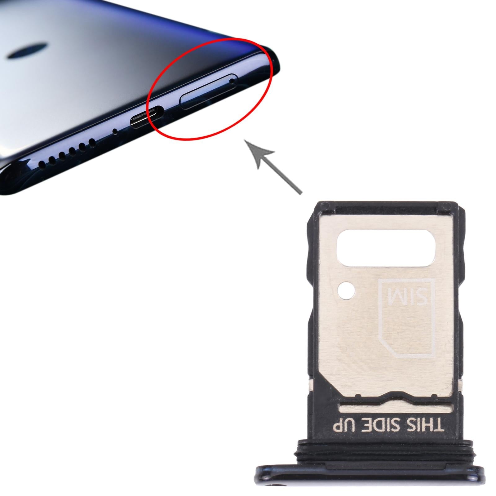 For Motorola Moto X30 Pro SIM Card Tray (Black)