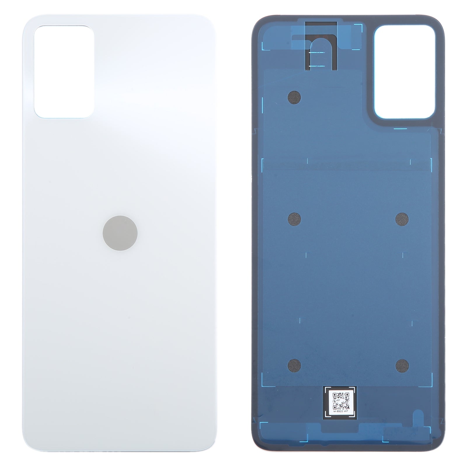 For Motorola Moto E22i Original Battery Back Cover(White)