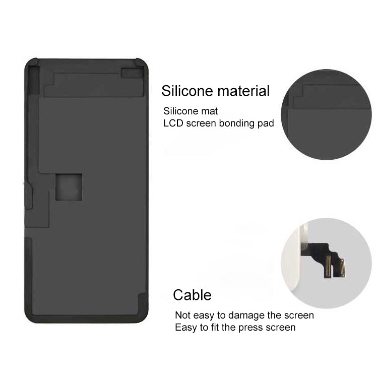 XHZC LCD Screen No Overturning Flex Cable Fit Mat Glue Removal Mould for iPhone XS Max