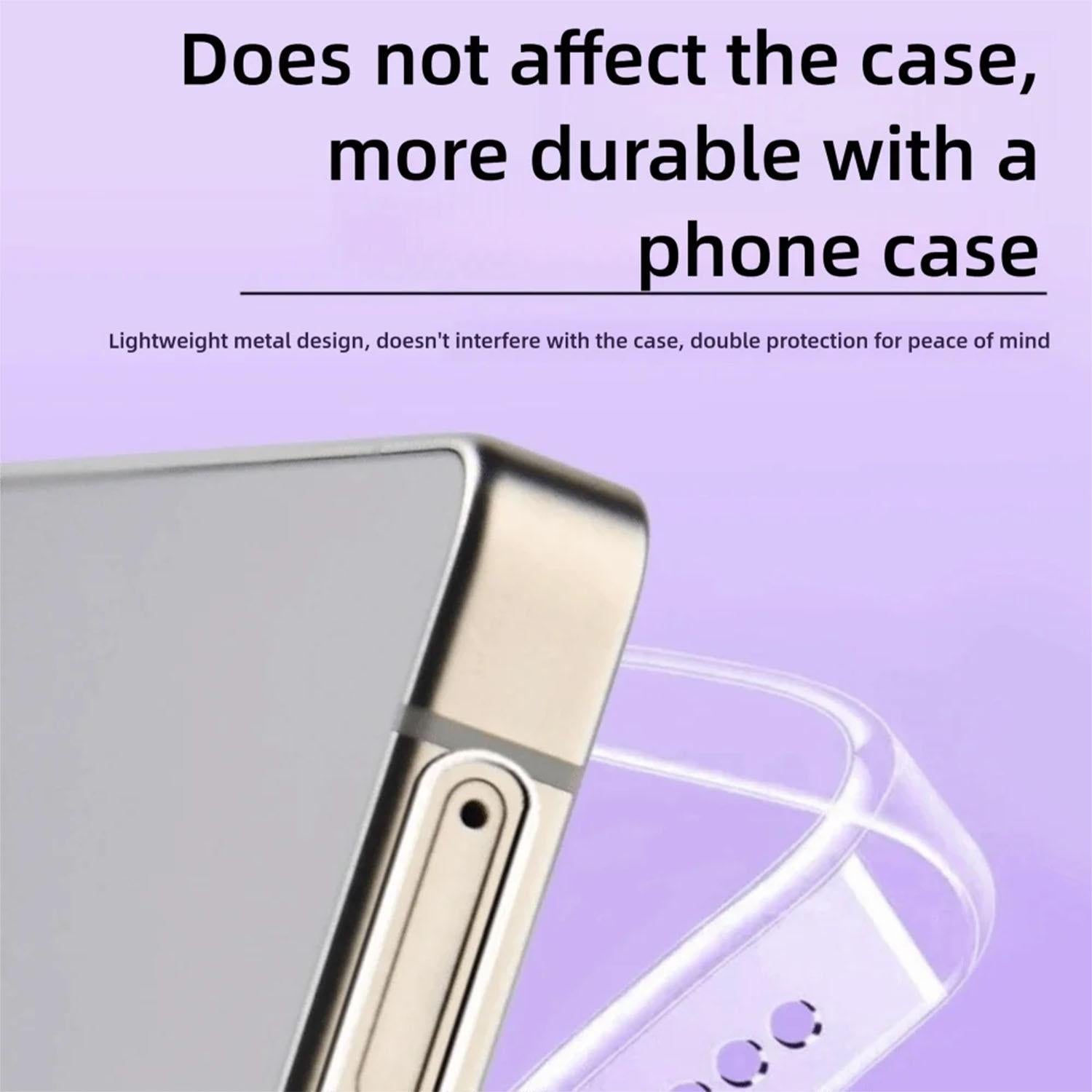 For Samsung Galaxy S25 Ultra 5G 5pcs High-Density Metallic Integrated Speaker Dust Cover(Gold)
