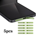 For Samsung Galaxy Z Flip6 5G 5pcs High-Density Metallic Integrated Speaker Dust Cover(Green)