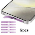 For Samsung Galaxy S24+ 5G 5pcs High-Density Metallic Integrated Speaker Dust Cover(Purple)