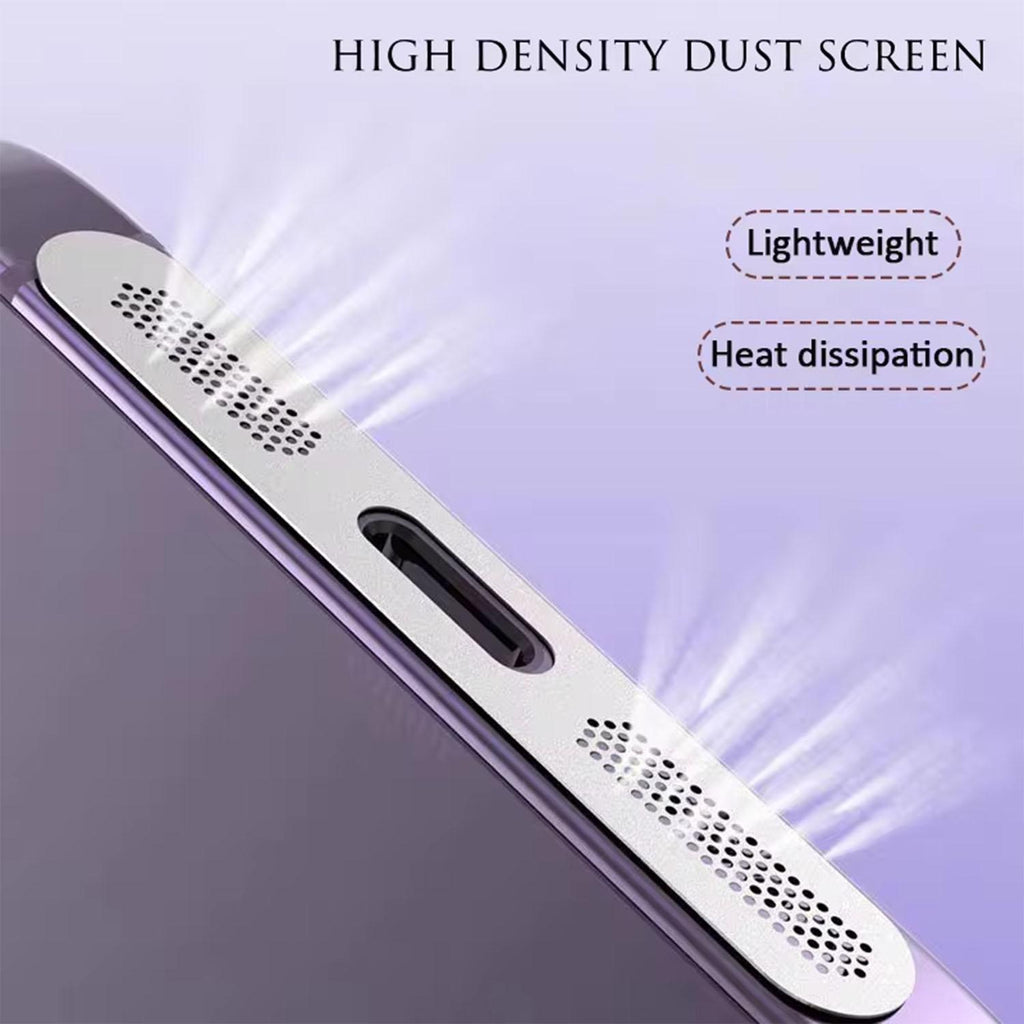 For Samsung Galaxy S24+ 5G 5pcs High-Density Metallic Integrated Speaker Dust Cover(Gold)