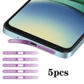 For Redmi 15 5pcs High-Density Metallic Integrated Speaker Dust Cover(Purple)