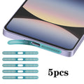 For Redmi Note14S 5pcs High-Density Metallic Integrated Speaker Dust Cover(Blue)