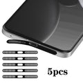 For Xiaomi 15 Ultra 5pcs High-Density Metallic Integrated Speaker Dust Cover(Black)