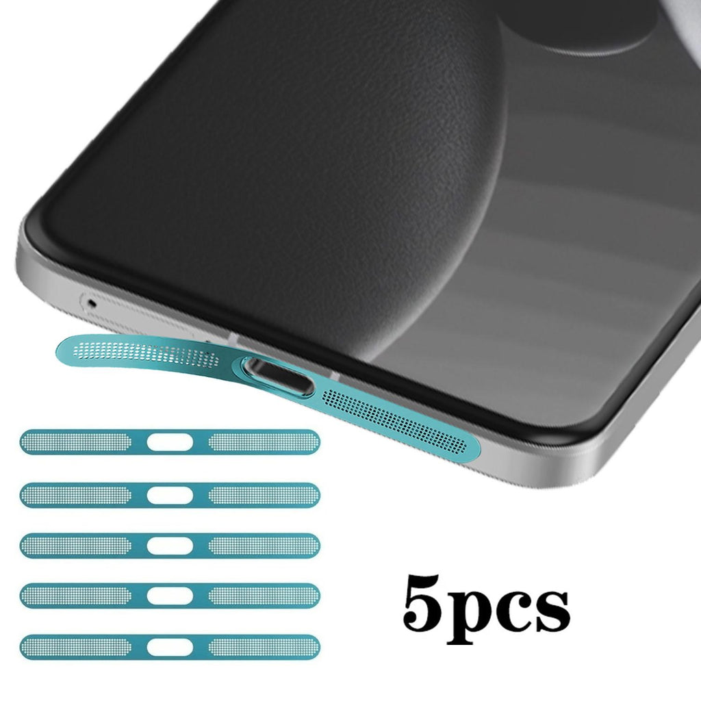 For Xiaomi 15 Ultra 5pcs High-Density Metallic Integrated Speaker Dust Cover(Blue)