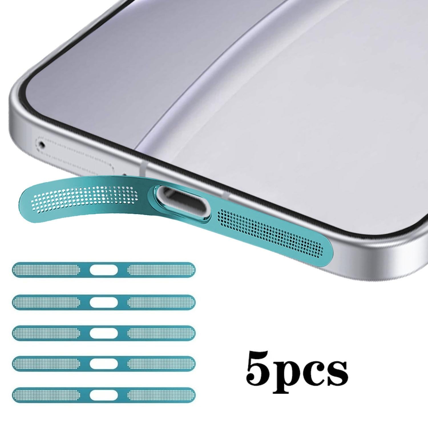 For OPPO Reno15 Pro 5pcs High-Density Metallic Integrated Speaker Dust Cover(Blue)