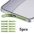 For OPPO Reno15 F 5pcs High-Density Metallic Integrated Speaker Dust Cover(Green)