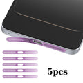 For OnePlus Nord 5 5pcs High-Density Metallic Integrated Speaker Dust Cover(Purple)