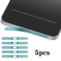 For OnePlus 13T 5pcs High-Density Metallic Integrated Speaker Dust Cover(Blue)