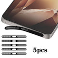 For OnePlus 13R 5pcs High-Density Metallic Integrated Speaker Dust Cover(Black)