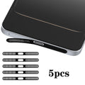 For OnePlus Ace 5 Racing 5pcs High-Density Metallic Integrated Speaker Dust Cover(Black)