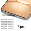 For Honor Power 5pcs High-Density Metallic Integrated Speaker Dust Cover(Silver)