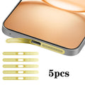 For Honor Power 5pcs High-Density Metallic Integrated Speaker Dust Cover(Gold)