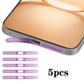 For Honor Power 5pcs High-Density Metallic Integrated Speaker Dust Cover(Purple)
