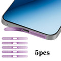 For Honor Win 5G 5pcs High-Density Metallic Integrated Speaker Dust Cover(Purple)