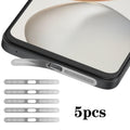 For Honor 400 Smart 5G 5pcs High-Density Metallic Integrated Speaker Dust Cover(Silver)