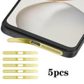 For Honor 400 Smart 5G 5pcs High-Density Metallic Integrated Speaker Dust Cover(Gold)