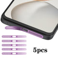 For Honor 400 Smart 5G 5pcs High-Density Metallic Integrated Speaker Dust Cover(Purple)
