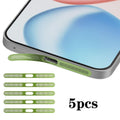 For Honor 400 Pro Global 160.8mm 5pcs High-Density Metallic Integrated Speaker Dust Cover(Green)