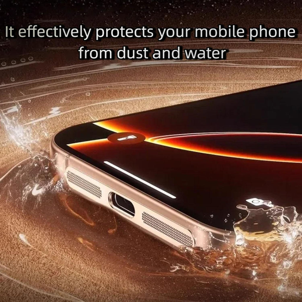 For Honor Win RT 5G 5pcs High-Density Metallic Integrated Speaker Dust Cover(Black)