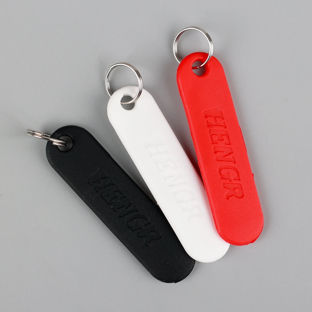 Eject Sim Card Tray Open Pins Needle Keychain Tool With Silicone Case(White)