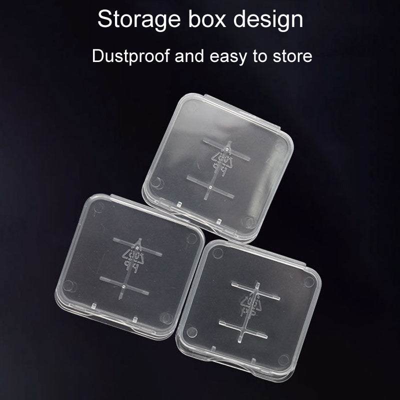 Cell Phone SIM Card Removal Pin Memory Card Holder With Storage Case, Specification: White Box+Card Pin
