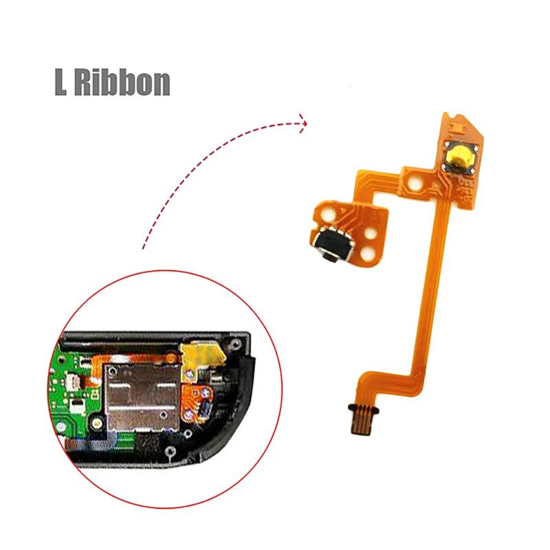 3pcs /Set For Nintendo Switch Joy-Con Button Repair Cable Gamepad Button Key Ribbon Flex Cable(ZL+ZR+L - Key)