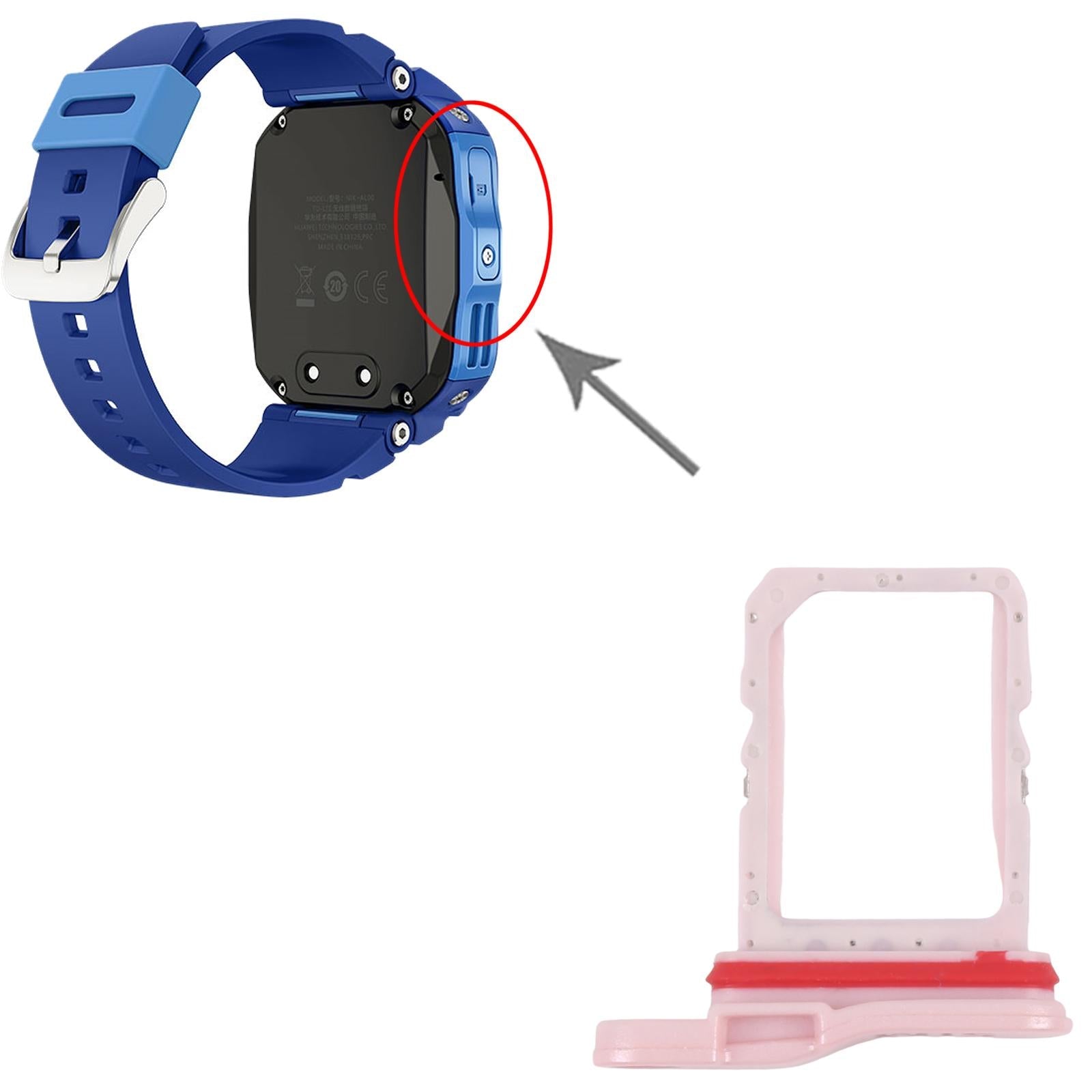 For Huawei Watch Kids 4 Pro Original ﻿SIM Card Tray (Pink)