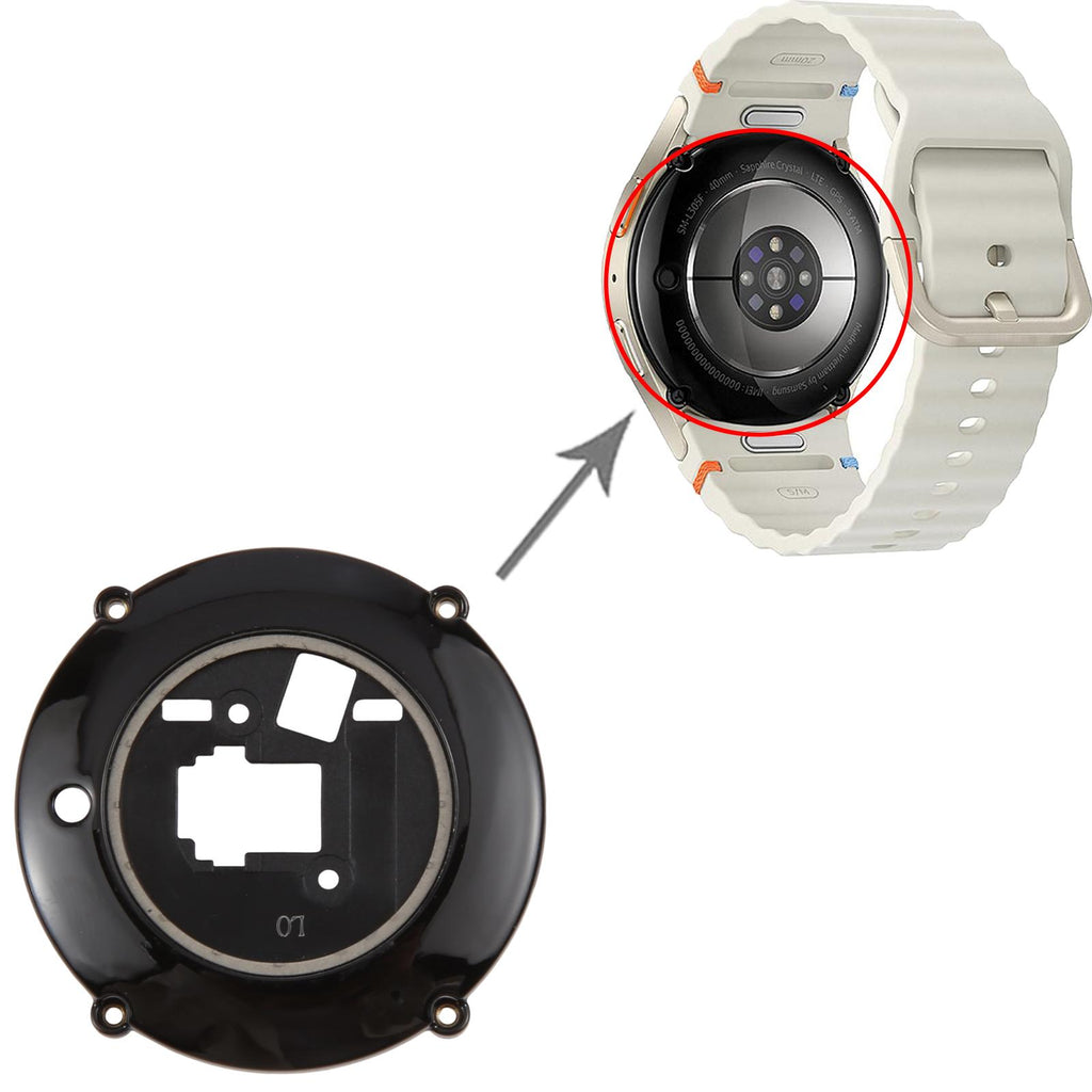 For Samsung Galaxy Watch7 40mm SM-L300/L305 Original Rear Housing Cover (Black)